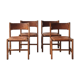 Lot de 4 chaises vintage