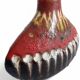 Vase céramique sculptural ouest-allemand par Carstens Tönnieshof, vers 1950.