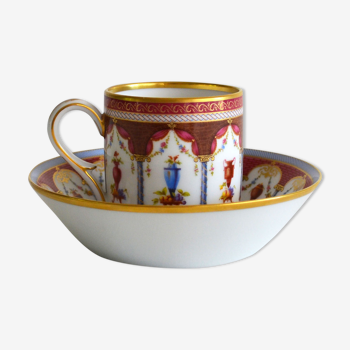 Tasse "Cantharide" Ancienne Manufacture Royale de Porcelaine de Limoges
