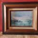 Vintage oil painting, "Les Matinés", signed Alain Schlawick