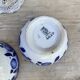 Petits bols anciens Badonviller décor bleu cobalt