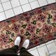 Handmade American Hooked Antique Rug 76cm x 175cm 1880s