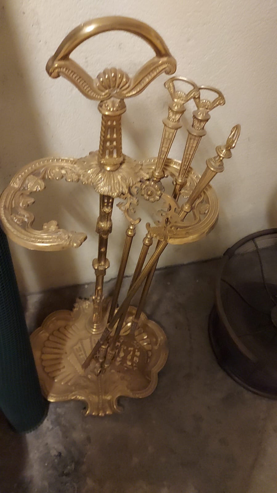 Louis XV style fireplace servant