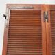 Set of 3 louvered shutters