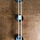 Patère, vintage beige metal coat rack