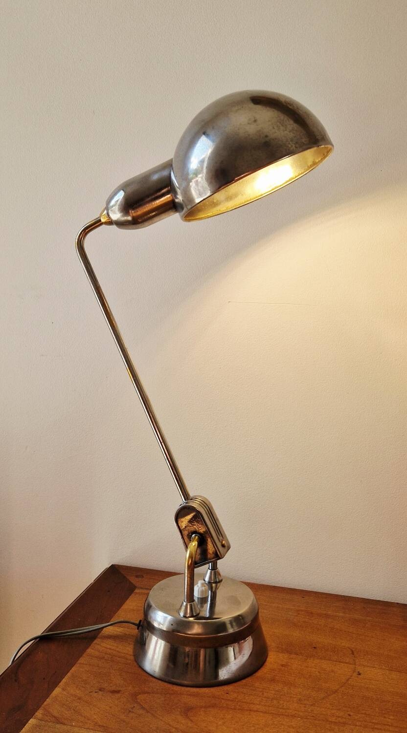 JUMO 600 Lamp - Vintage Chrome - 1940s