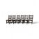 6 x Brutalist oak dining chairs / Belgium 1970s