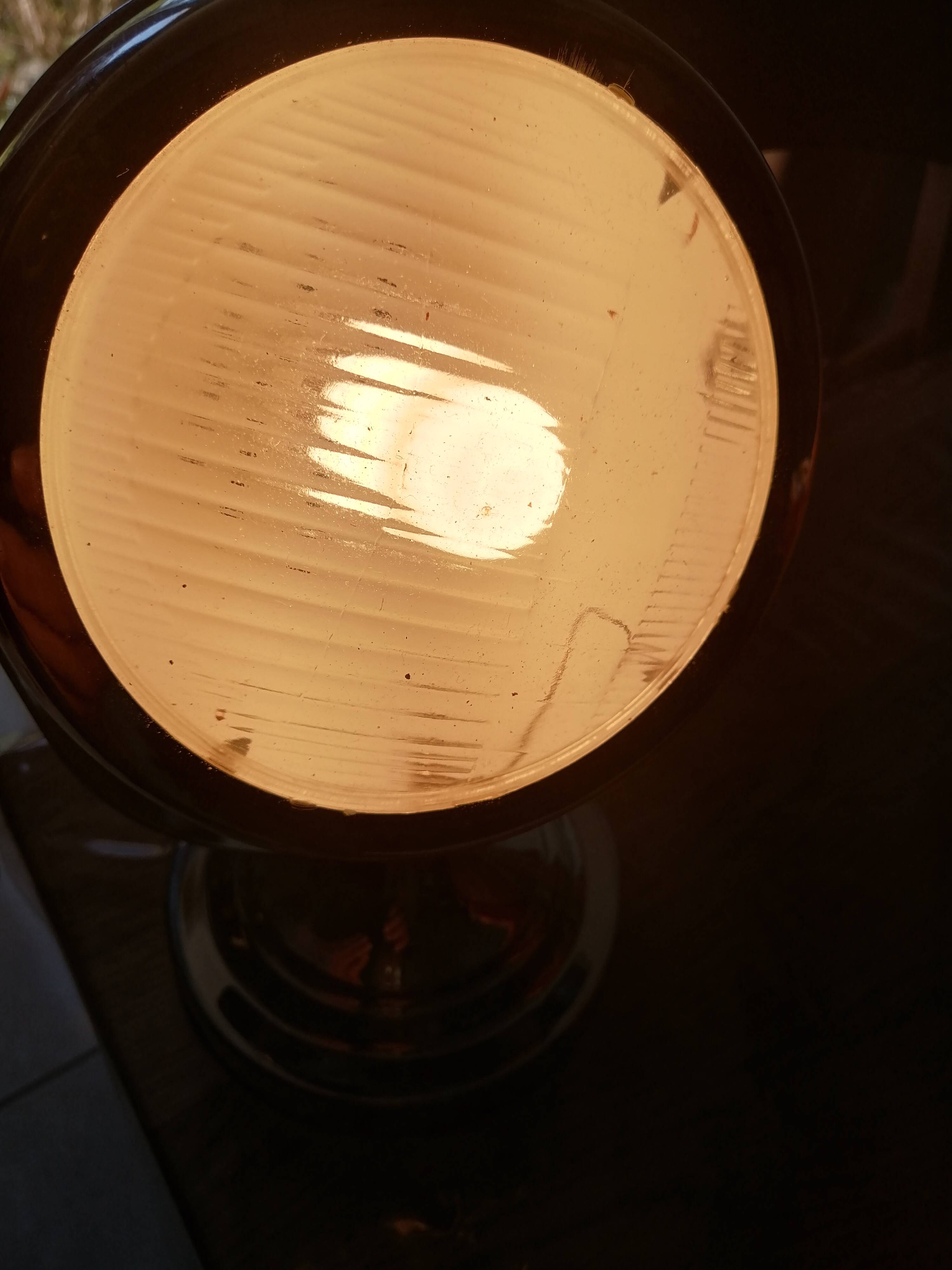 Chrome industrial style headlight lamp