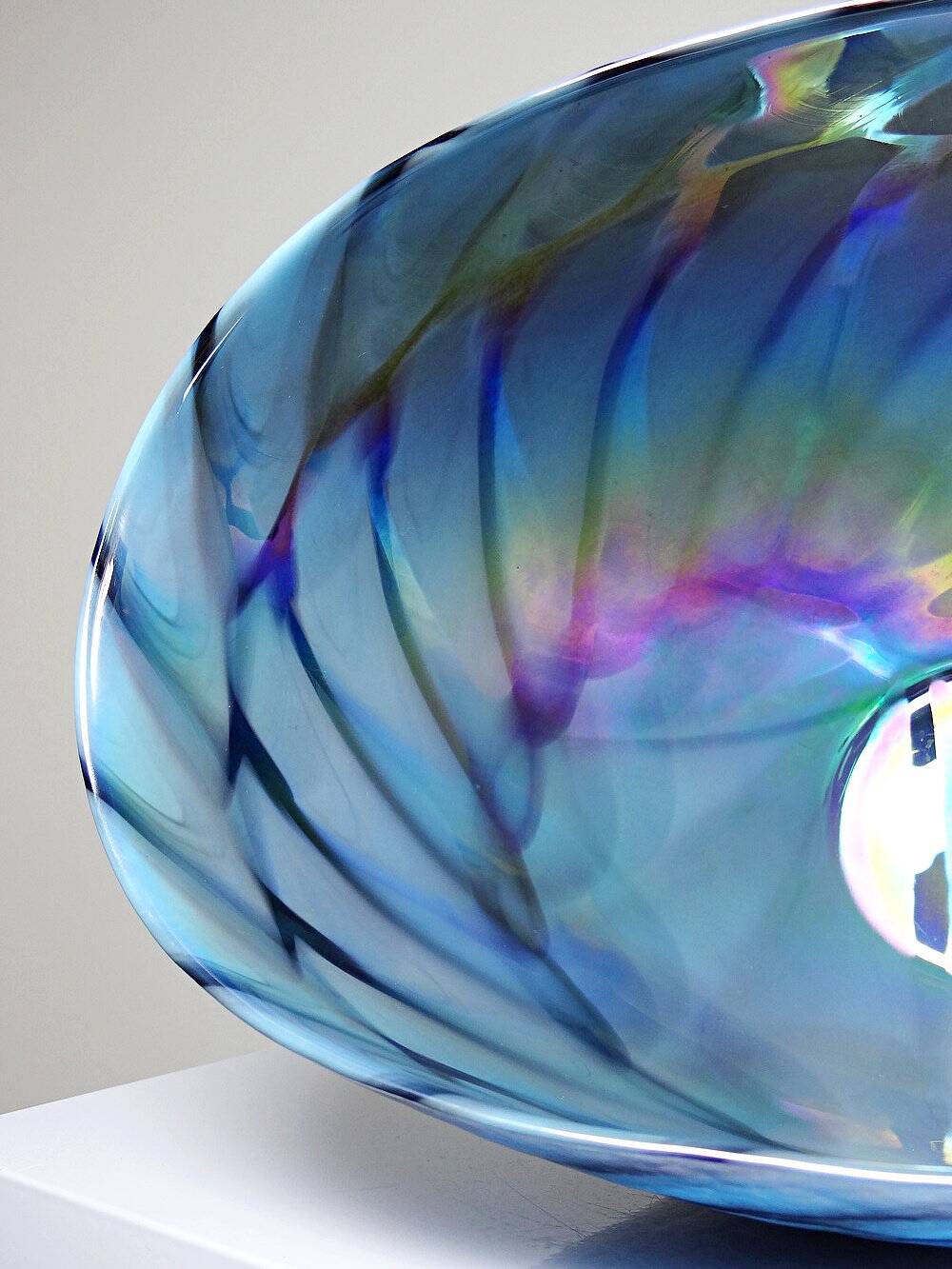 Centrepiece, bowl or large glass bowl from Murano "Yourmurano" handmade.
