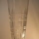 4 flutes carved Crystal Baccarat
