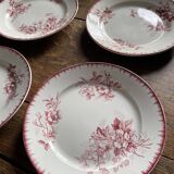 Set of 4 Maastricht earthenware dinner plates