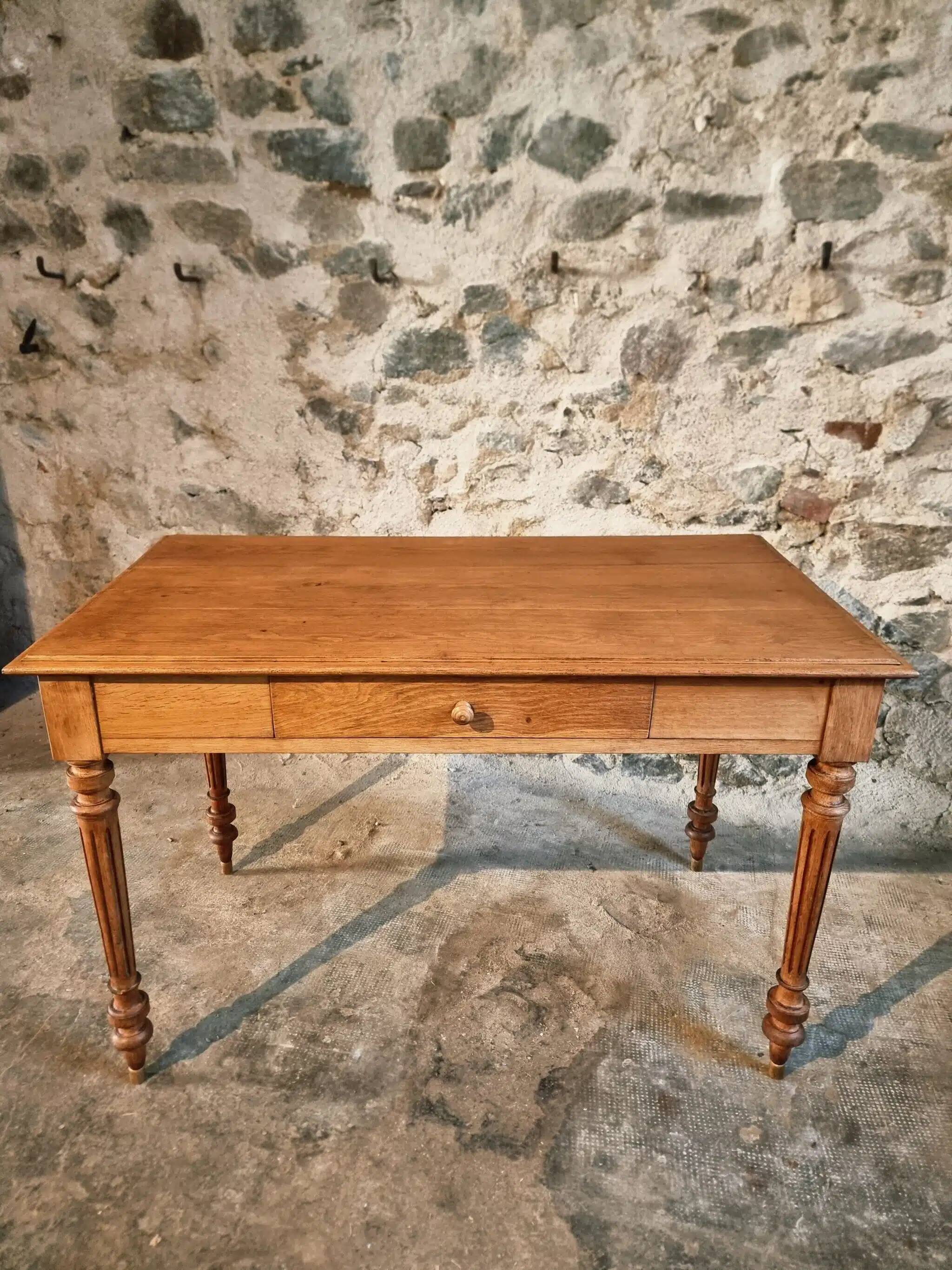 French oak writing desk, 1930s
