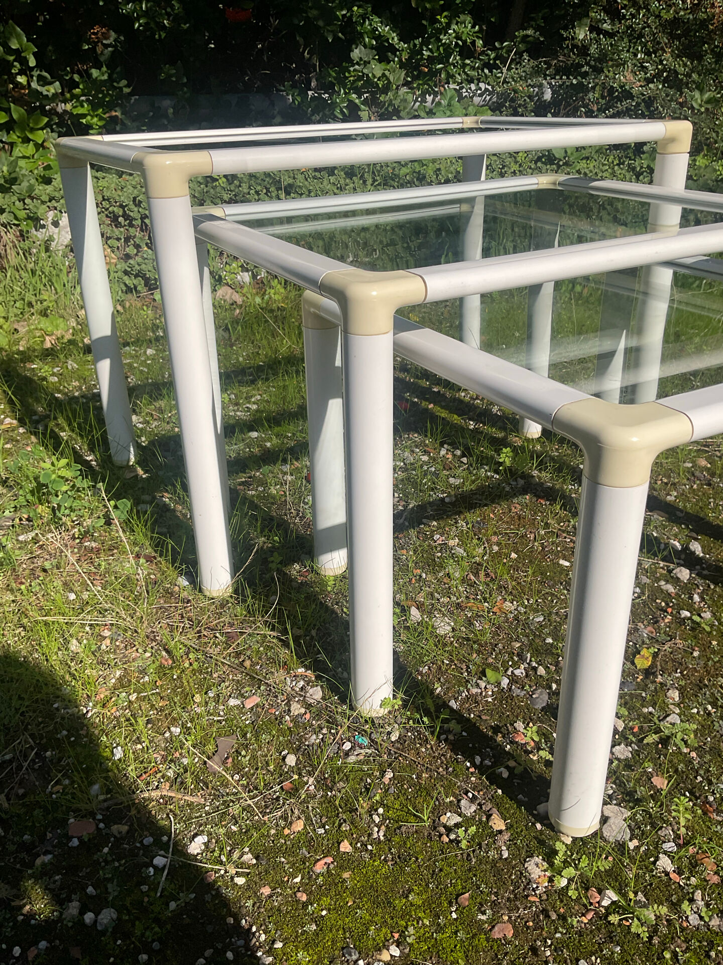 Set of 3 nesting tables from the 1970s.