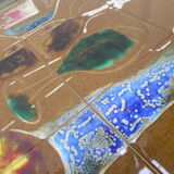 Vallauris tile table signed sensee