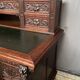 Old Renaissance style desk. Solid oak. France. Late 19th century.