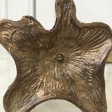 Pair of gilded bronze candle holders