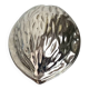 Nutcracker in the shape of a nut in silver-plated metal.