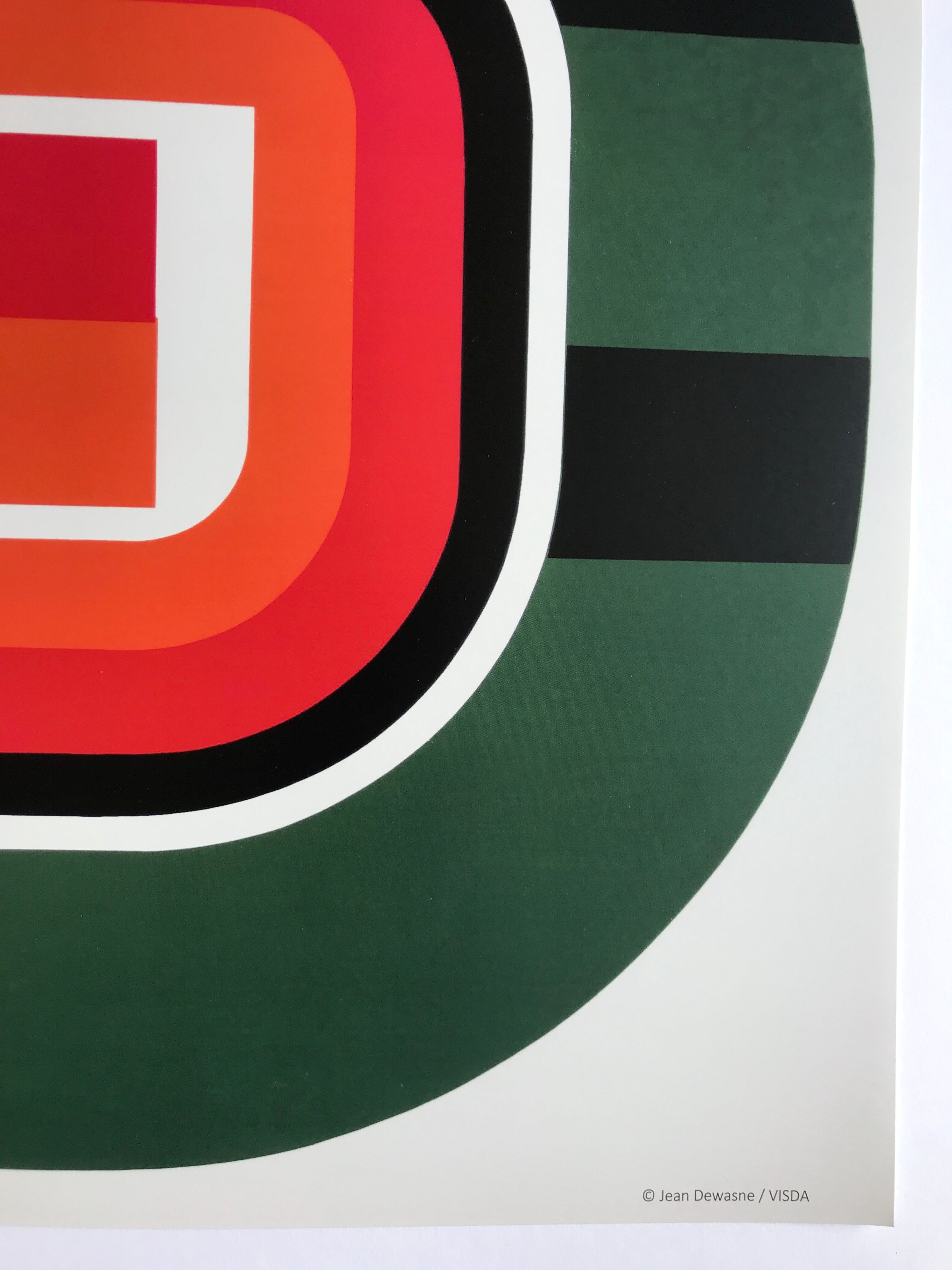 Affiche originale de Jean Dewasne, Louisiana Museum, 1974