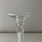 Bougeoir en verre 