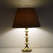 Lampe scandinave en laiton 1970