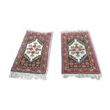 Paire de tapis artisanal 60x110cm
