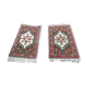 Pair of handmade carpets 60x110cm