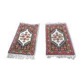 Paire de tapis artisanal 60x110cm