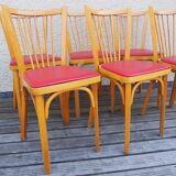 6 bistro Baumann chairs