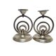 Art Deco candleholder, Germany, 1970s, set of 2