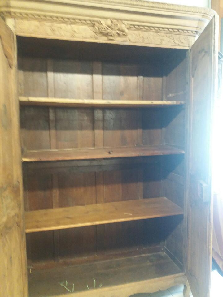 Norman cabinet in stripped-down oak