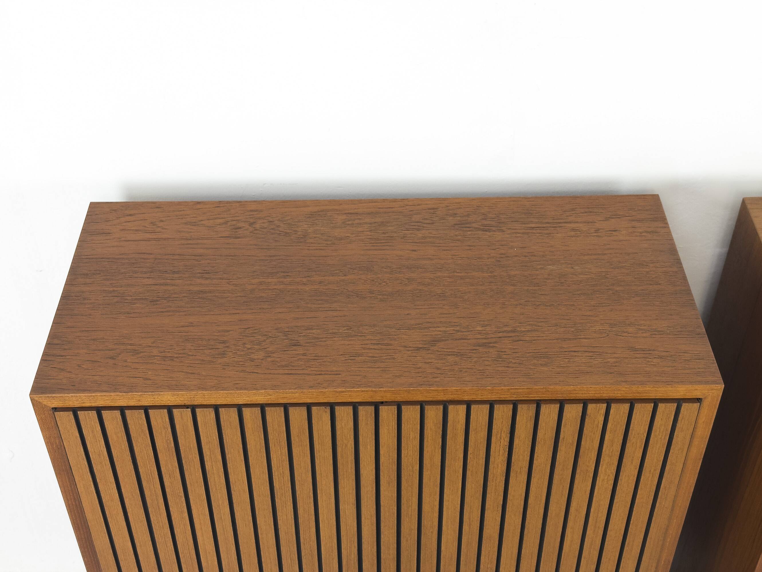 Mid-Century Teak Cabinets from Idee Möbel, 1960s, Set of 2
