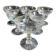 6 Baccarat champagne glasses – Art Nouveau