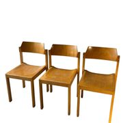 Lot de 3 chaises Rainer Schell pour Schlapp Möbel — années 70