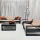 Brutalist seating set, Sigma Furniture, Belgium, 1970s