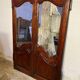 Paire de portes anciennes miroir