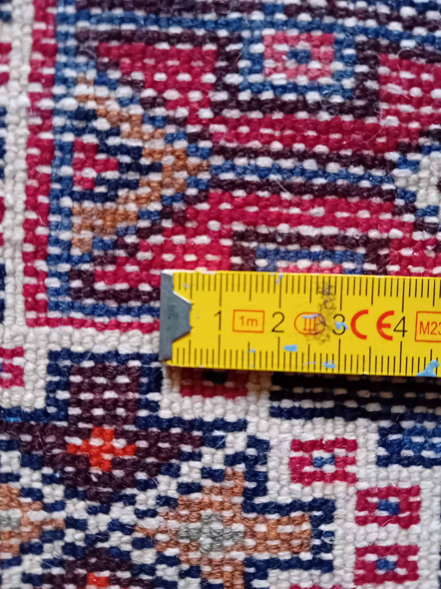 Handmade Persian Abadeh rug 203x125cm