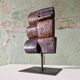 Copper glaze Cor Dam sculpture in fireclay, 1970s
