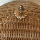 Bohemian rattan lamp