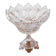Large Bohemian crystal fruit bowl - 1950s