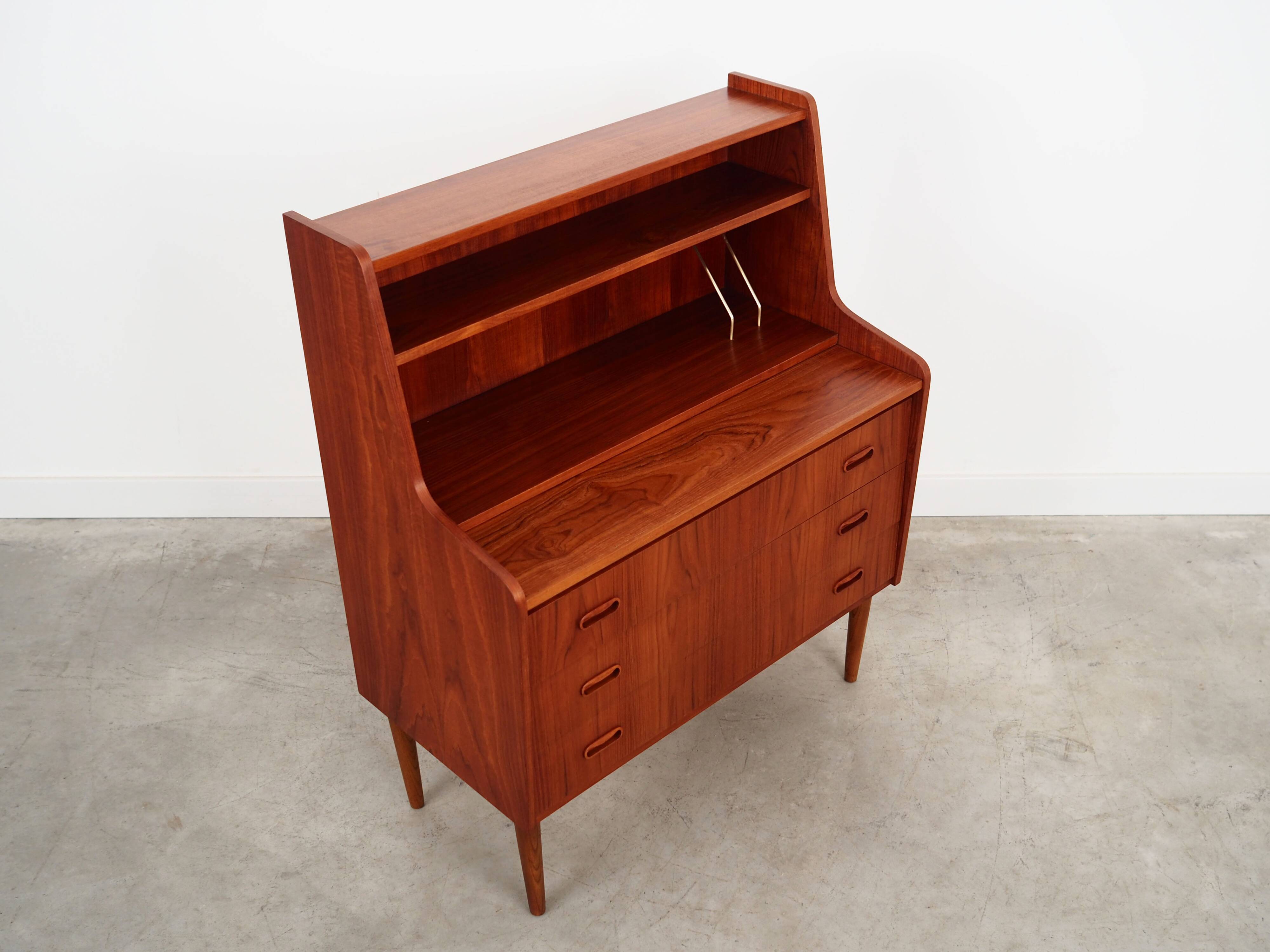 Teak secretary, Danish design, 1970s, production: Denmark