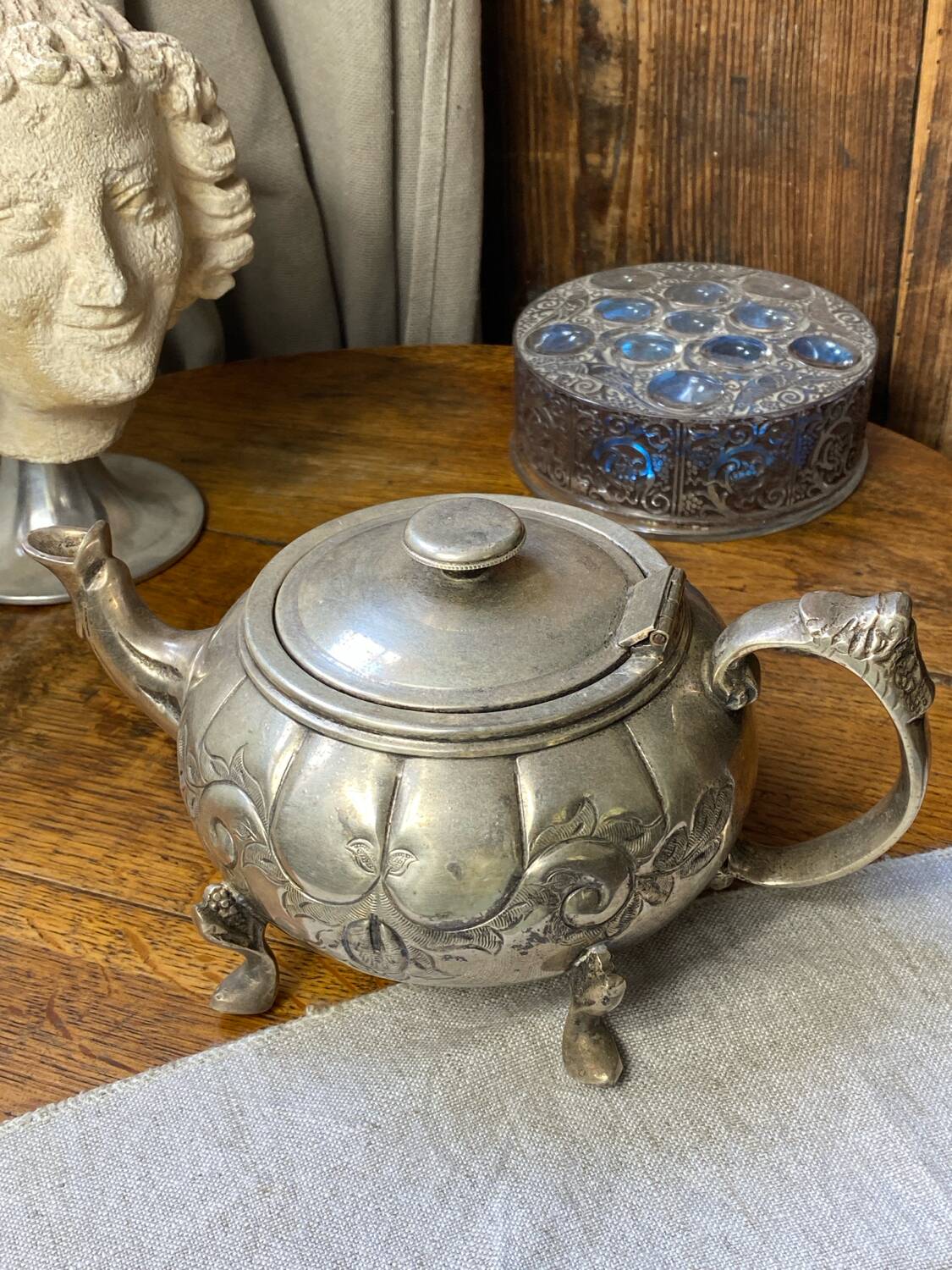 Ascot Royal silver-plated teapot