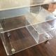 Designer TV unit David Lange vintage Plexiglas