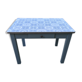 Restored wooden kitchen table