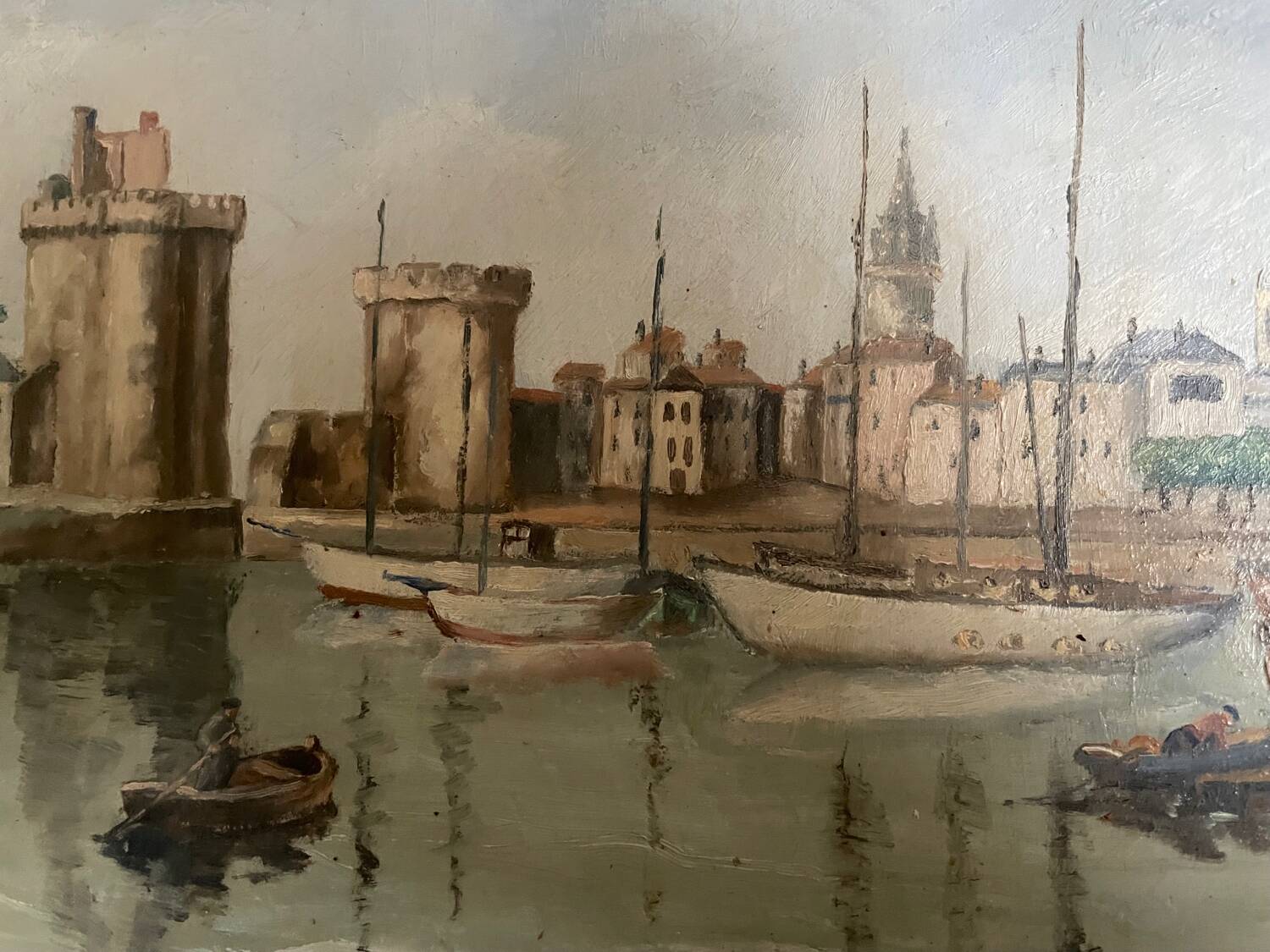 Tableau « La Rochelle » signé