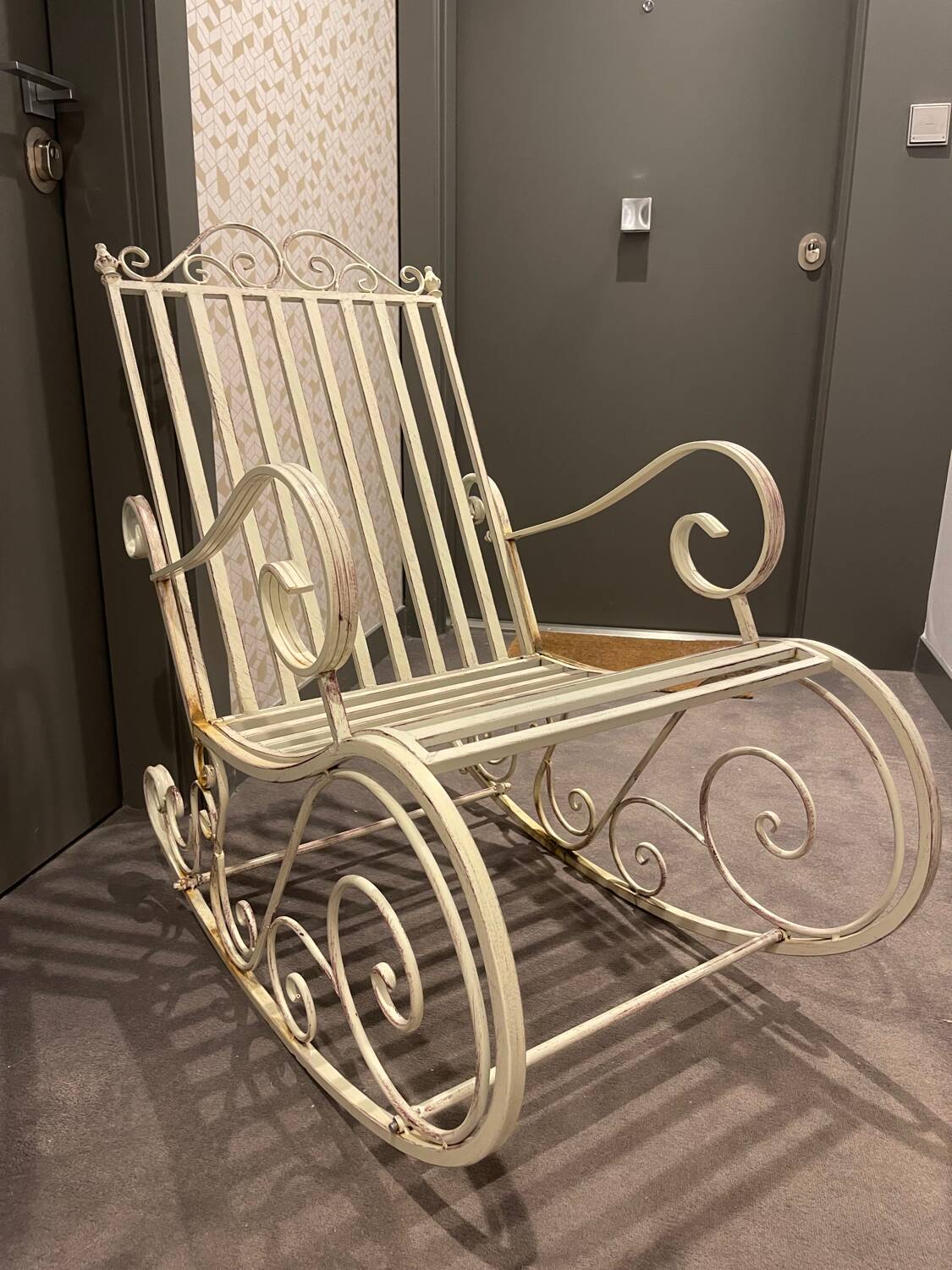 Fauteuil fer forgé