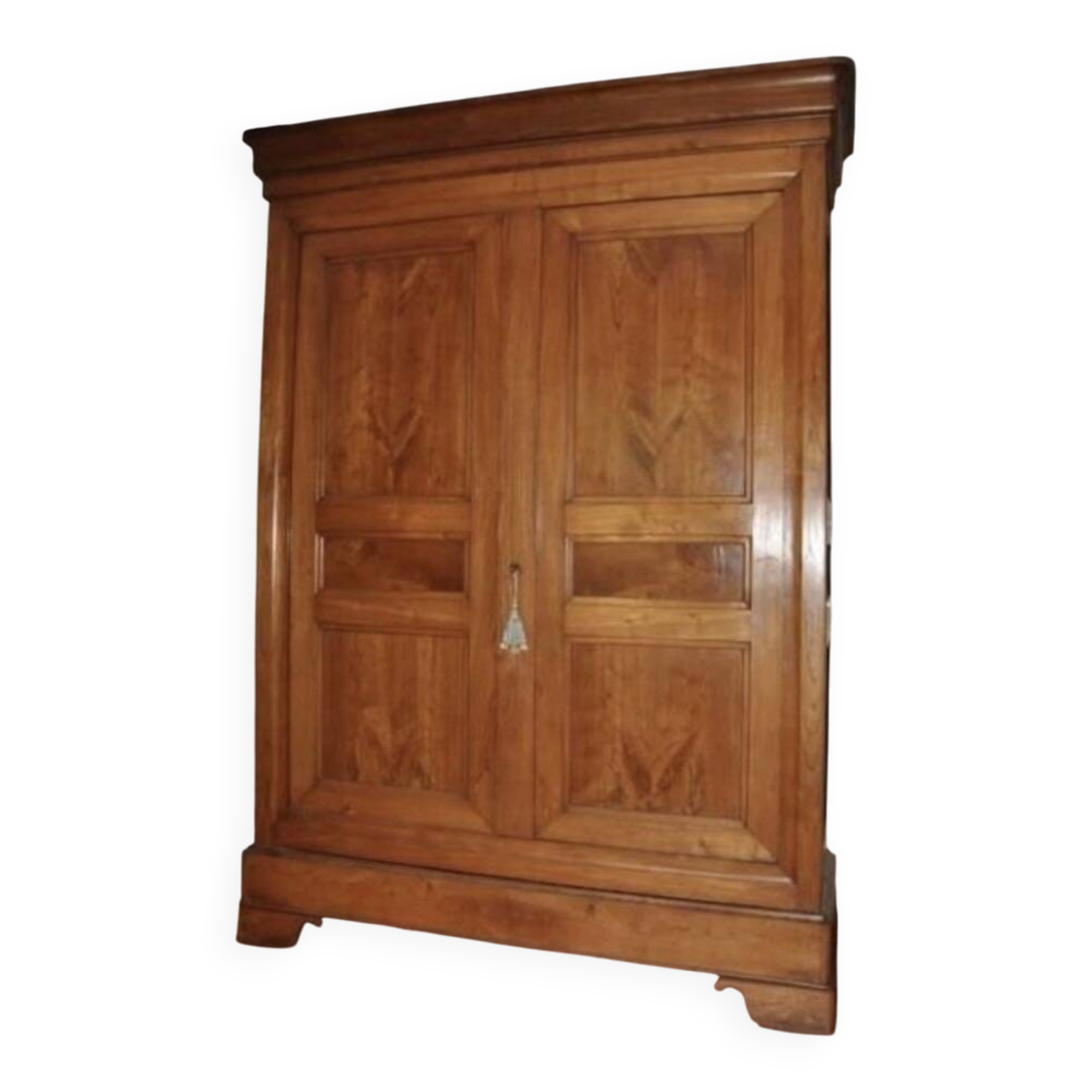 Antique solid oak wardrobe