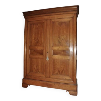 Antique solid oak wardrobe