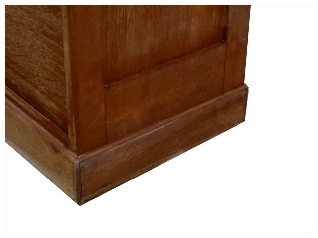 Old binder with double curtain vintage 1950 wooden