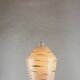 Vintage French pendant light from the 1960s in the Lunel style