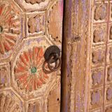 Antique carved sideboard in purple tones (c.1850) #65